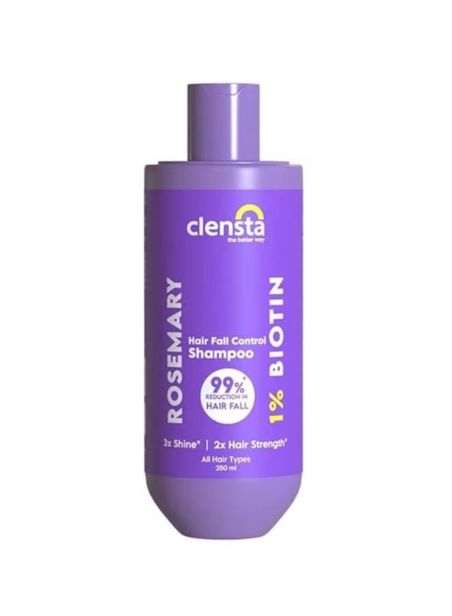 Rosemary shampoo for controlling hair loss